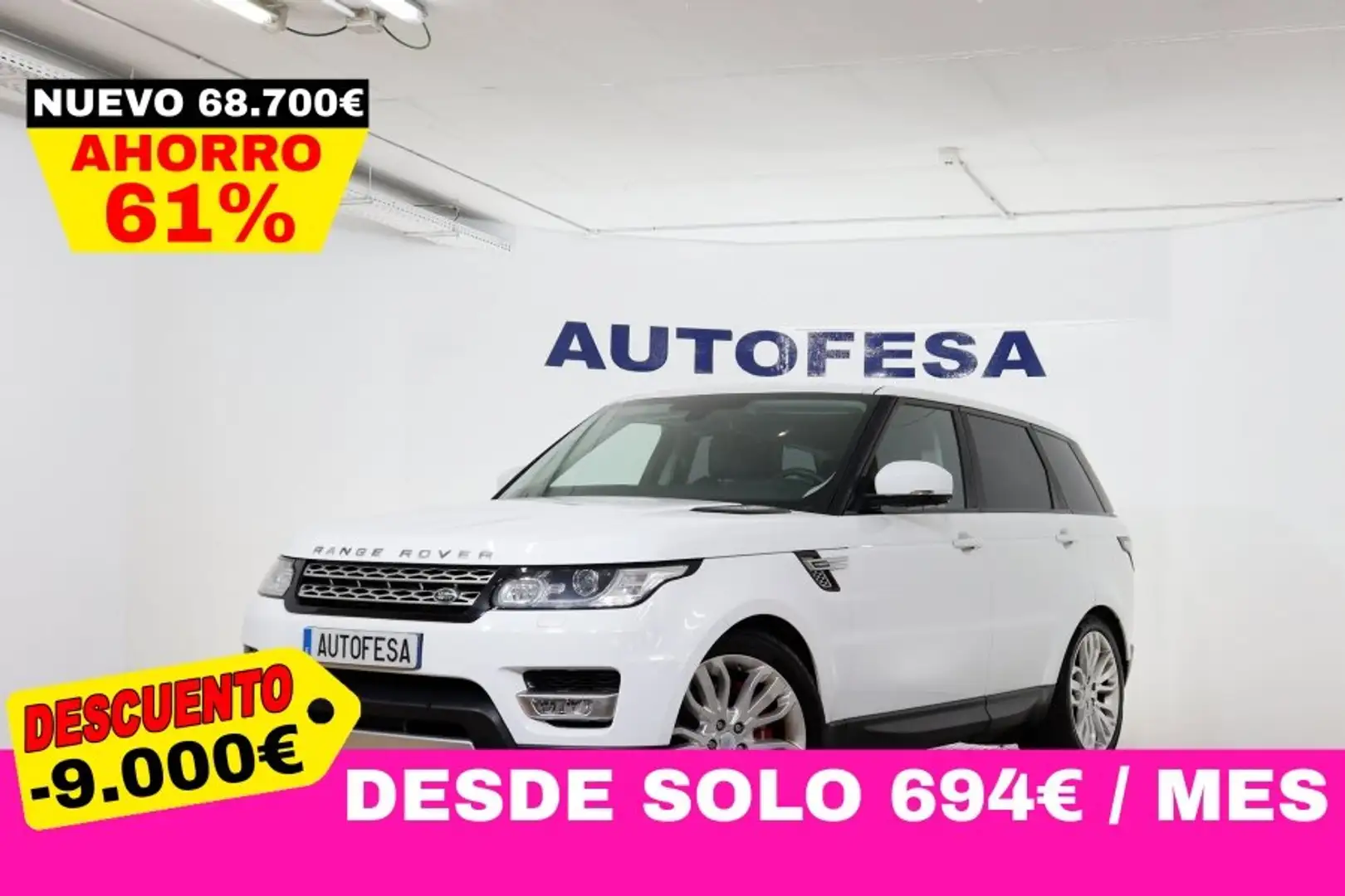 Land Rover Range Rover Sport 3.0L SDV6 Hybrid HSE 4X4 354cv Auto 5P S/S # NAVY, Blanco - 1