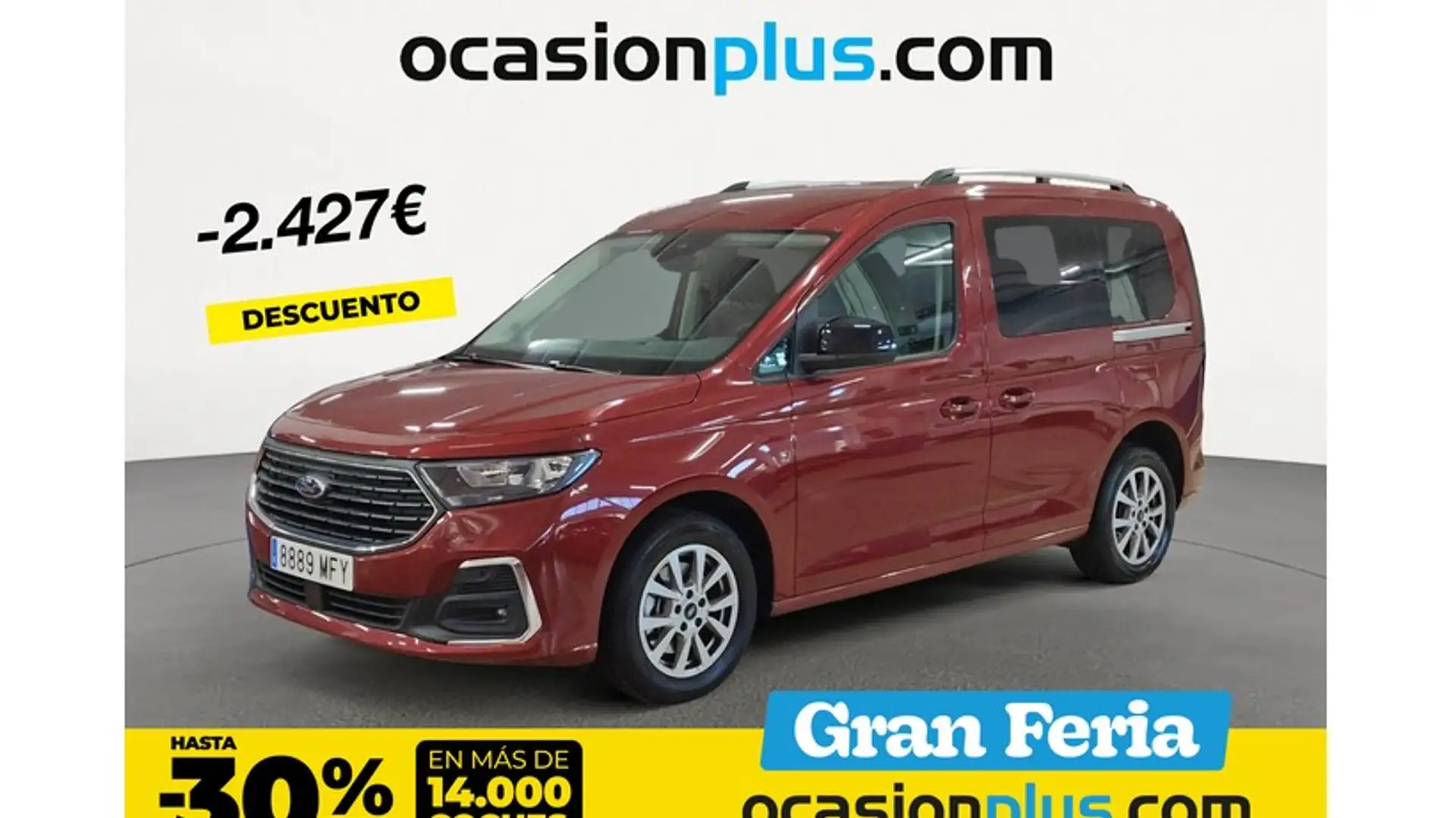 Ford Tourneo Connect 1.5 Ecoboost SWB L1 Titanium Rojo - 1