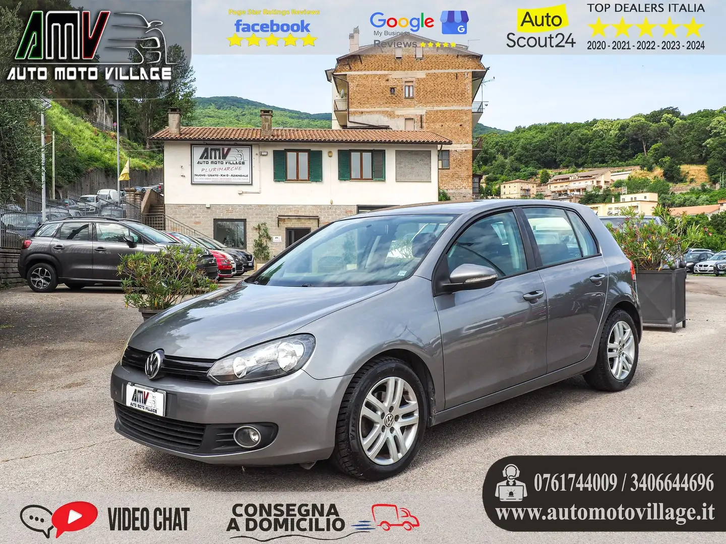 Volkswagen Golf VI 2.0 TDI 110CV DPF 5p Gris - 1
