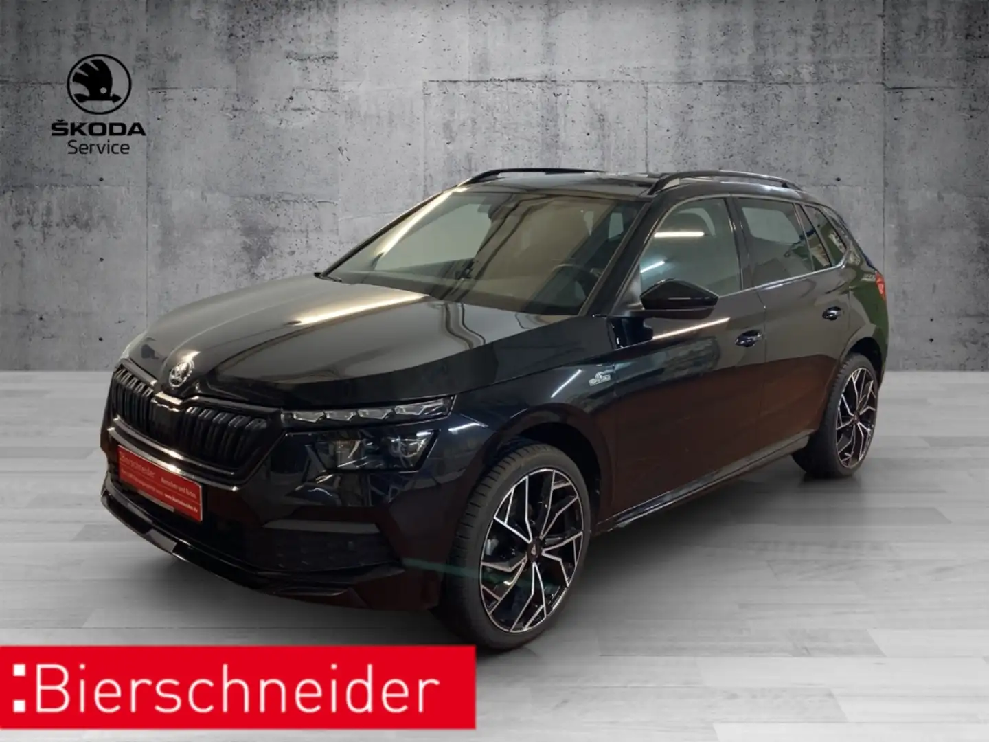 Skoda Kamiq 1.5 TSI DSG Monte Carlo Pano LED Navi Kamera Schwarz - 1