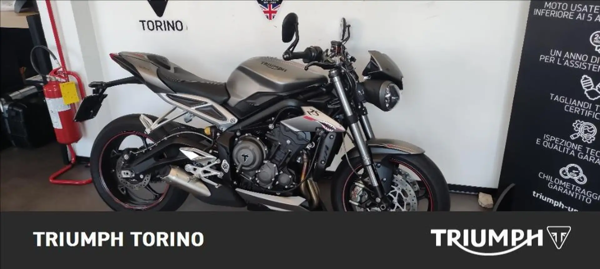 Triumph Street Triple 765 RS Grey - 1