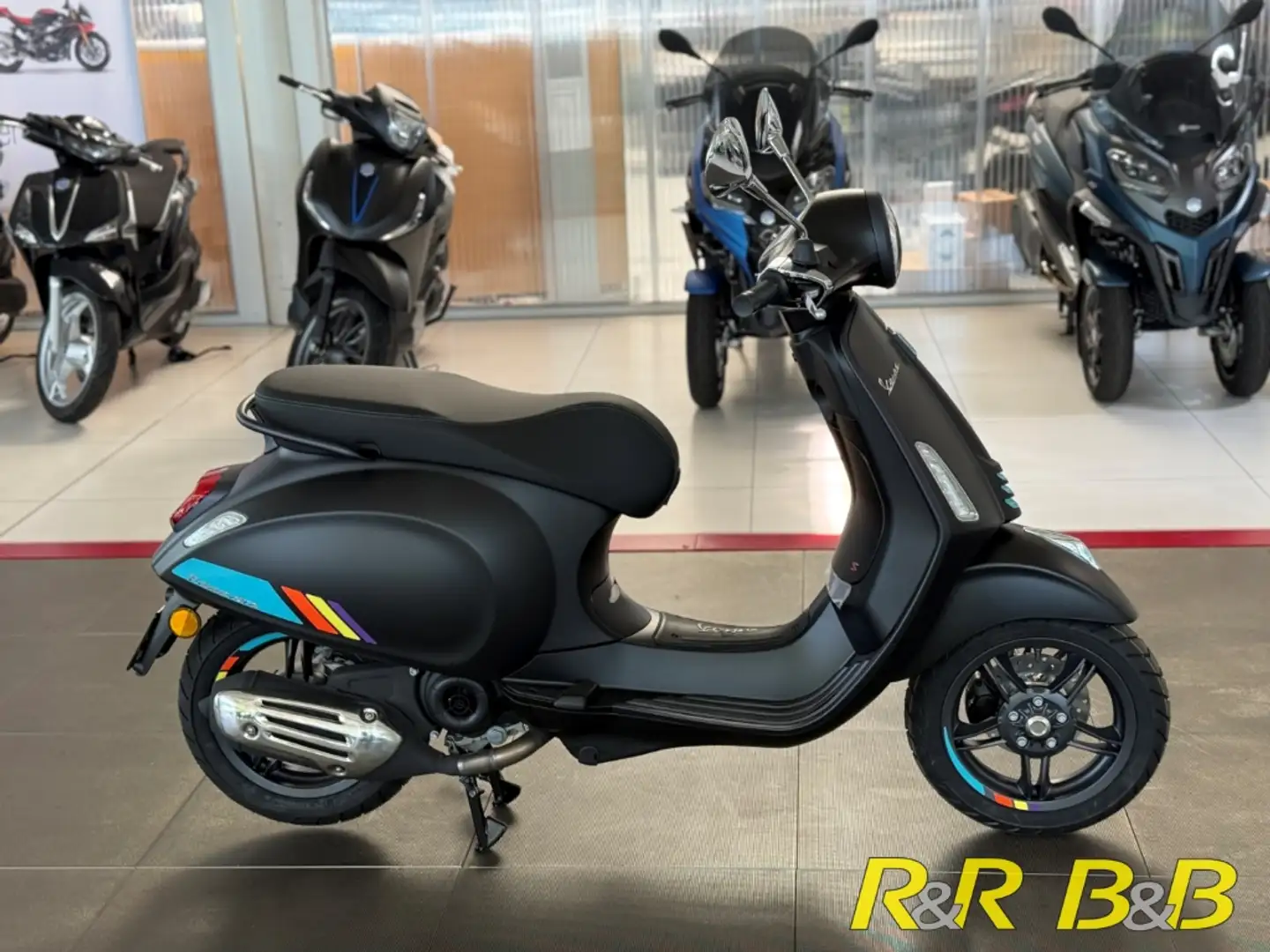 Vespa Primavera 50 S E5 AT FSE+BT+KEYLESS+LED+ALU+KAT+GARANTIE Schwarz - 2