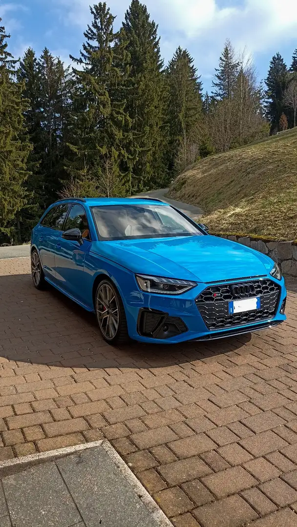 Audi S4 Avant TDI tiptronic Bleu - 1