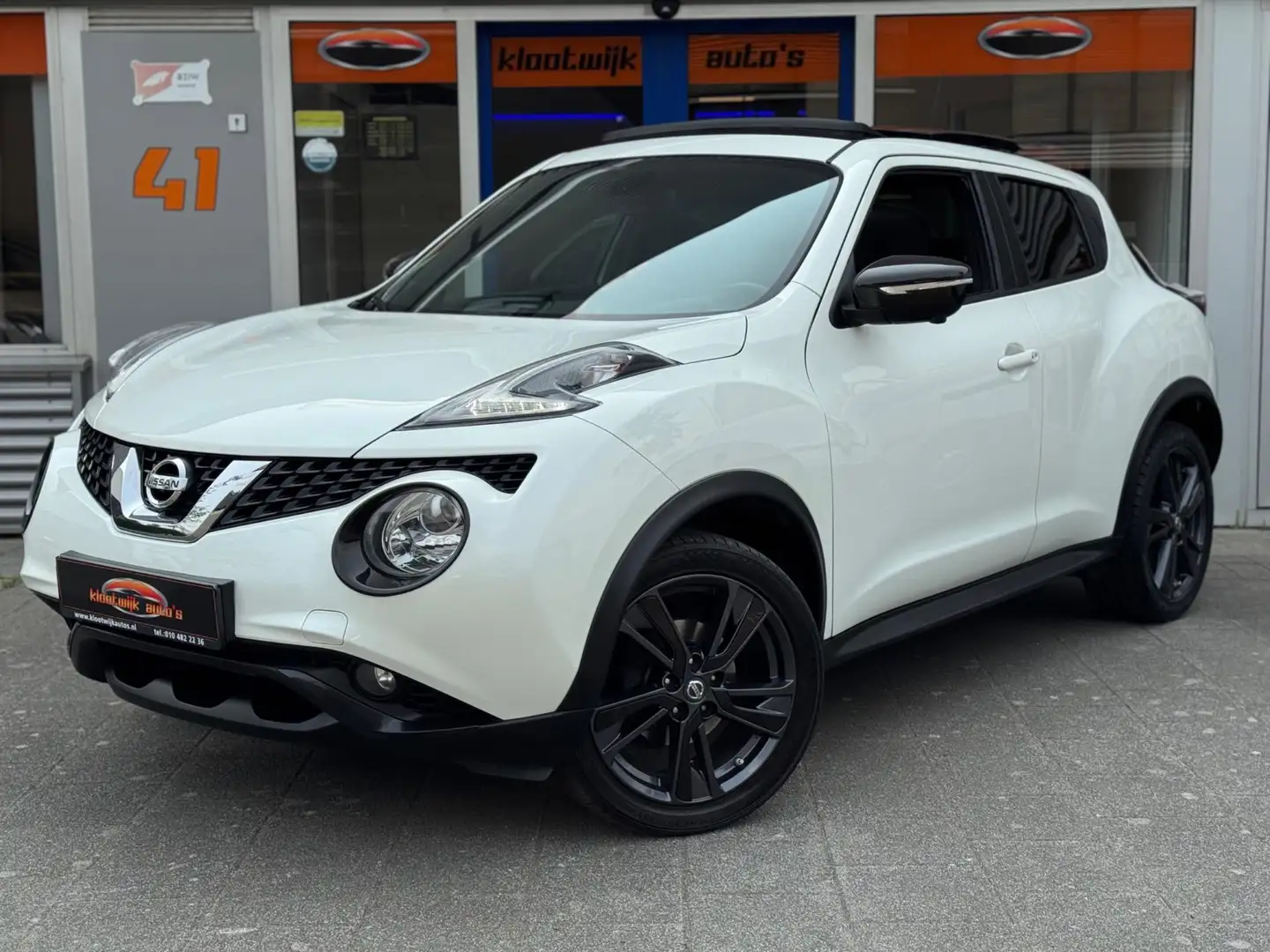 Nissan Juke 1.2 DIG-T Tekna Panorama 360 Camera Navigatie Pear Blanc - 1