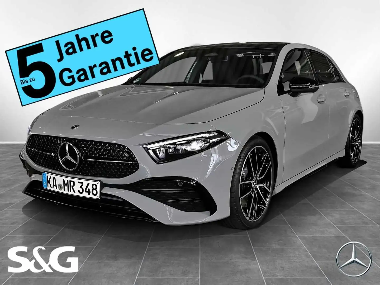 Mercedes-Benz A 250 4M AMG MBUX+Rükam+M-LED+Pano+AHK+Standhzg Grigio - 1