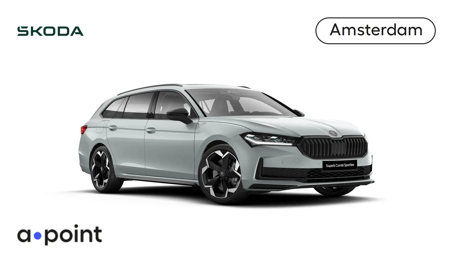 Skoda Superb Combi Sportline Business PHEV 1.5 TSI 204 pk 6 ver Zilver - 1