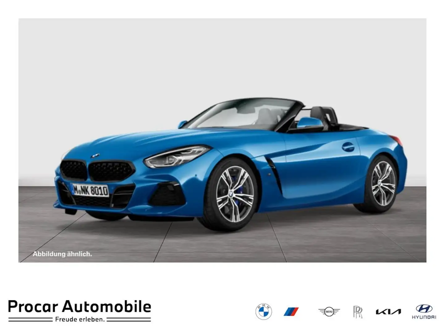 BMW Z4 M40i Aut Nav HuD LED h&k Komfzg Drive+Park 19" Bleu - 1