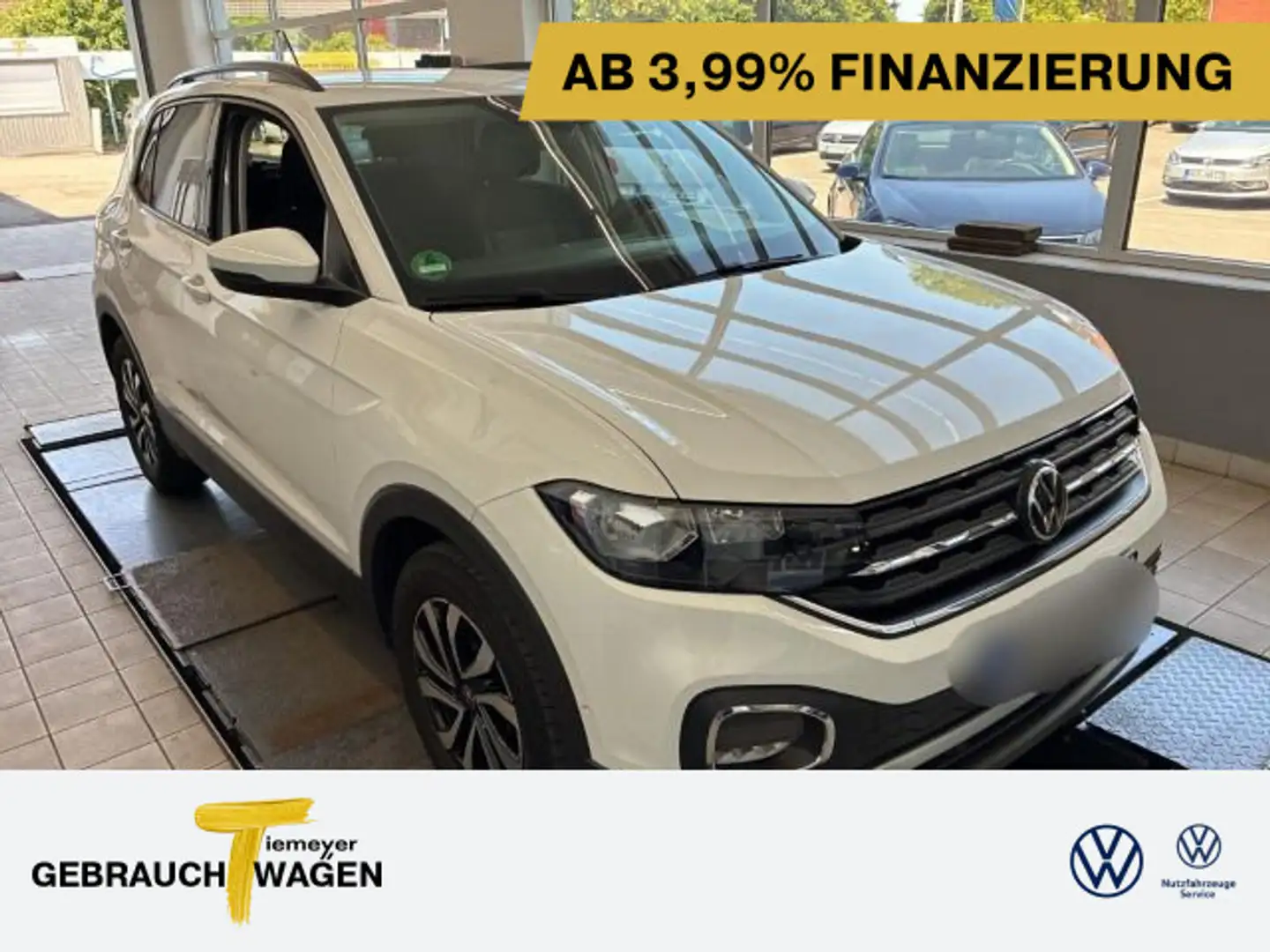 Volkswagen T-Cross 1.0 TSI ACTIVE APP-CONNECT P.ASSIST LM16 Weiß - 1