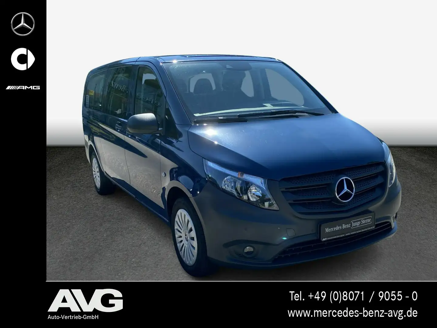 Mercedes-Benz Vito Vito 114 CDI TOURER PRO EXTRALANG RFK TEMPO SZH Bleu - 2