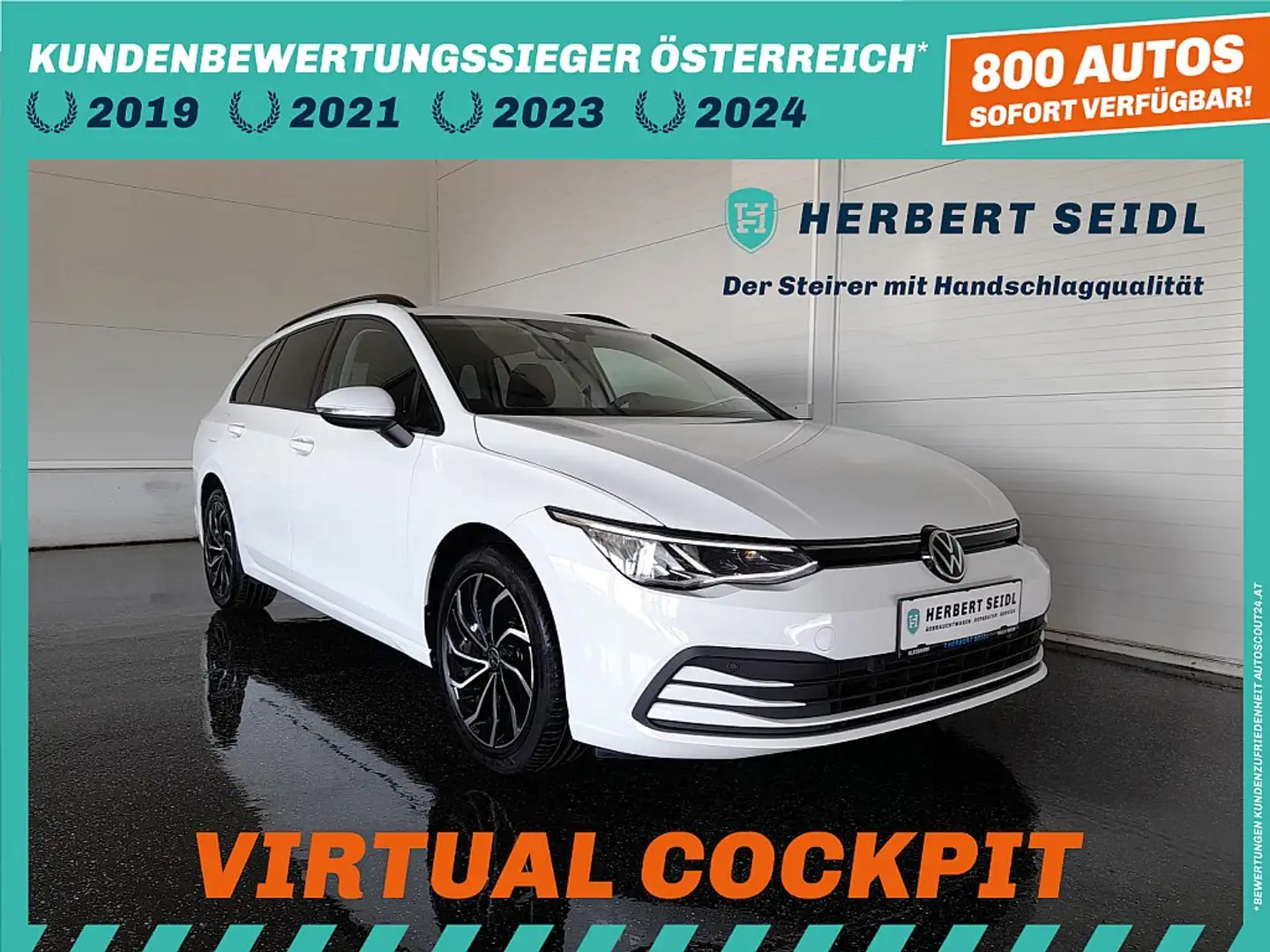 Volkswagen Golf Variant Golf VIII Variant Life 2,0 TDI DSG *17 ZOLL / L... Blanc - 1