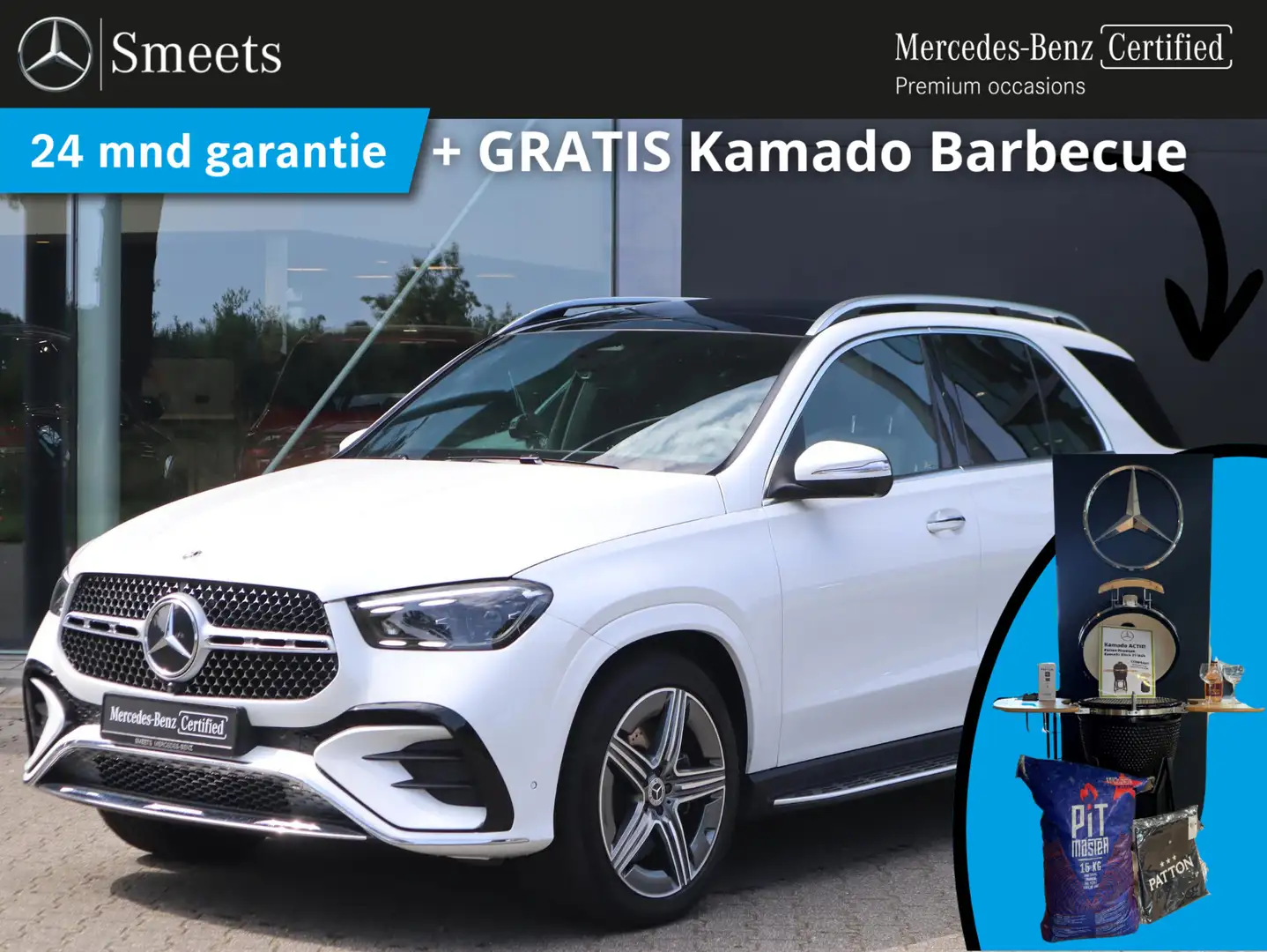 Mercedes-Benz GLE 350 de 4MATIC AMG Line Premium Plus Apple carplay/andr Wit - 1