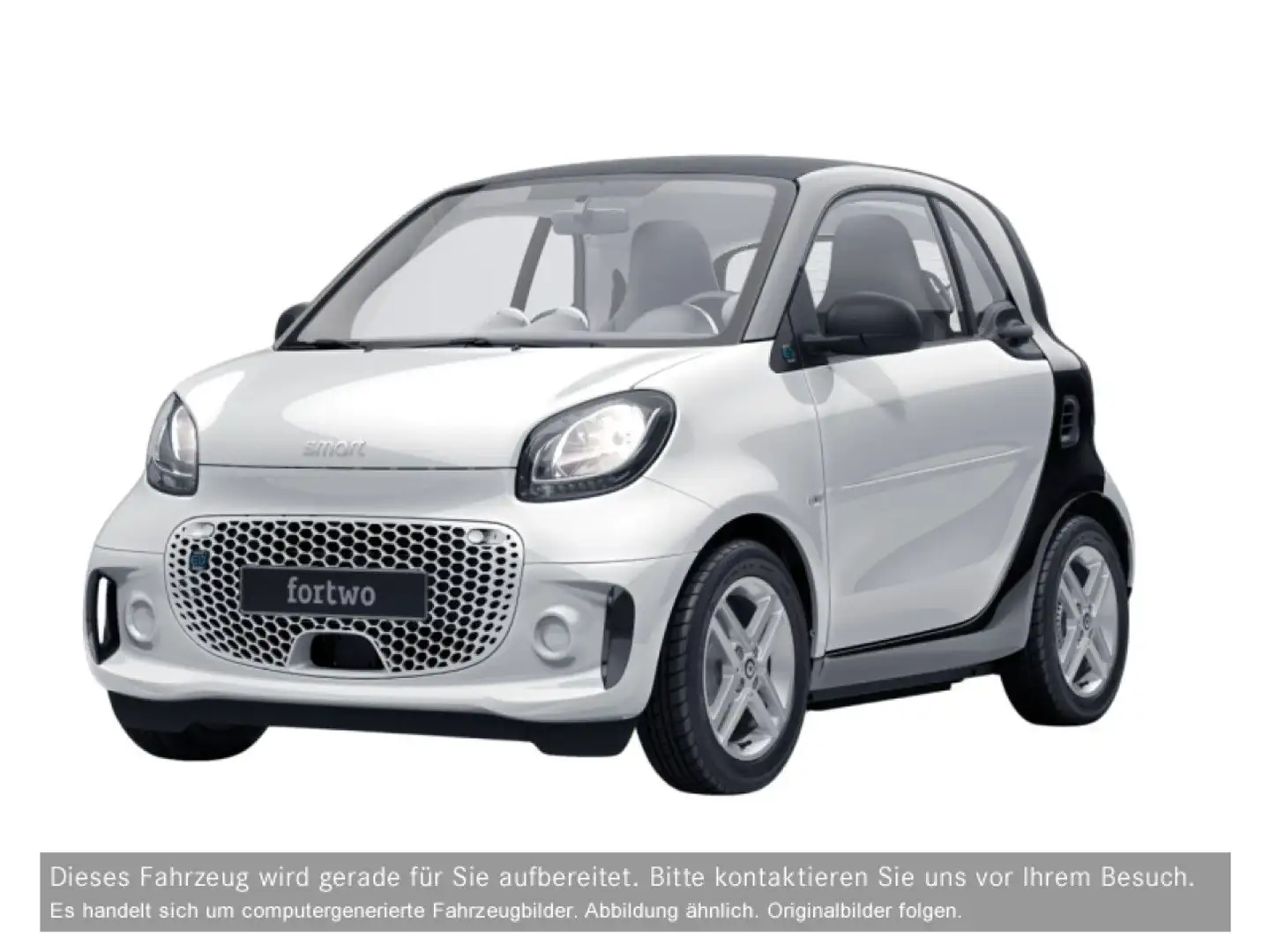 smart forTwo EQ Coupé Bluetooth Navi Klima Einparkhilfe Weiß - 2