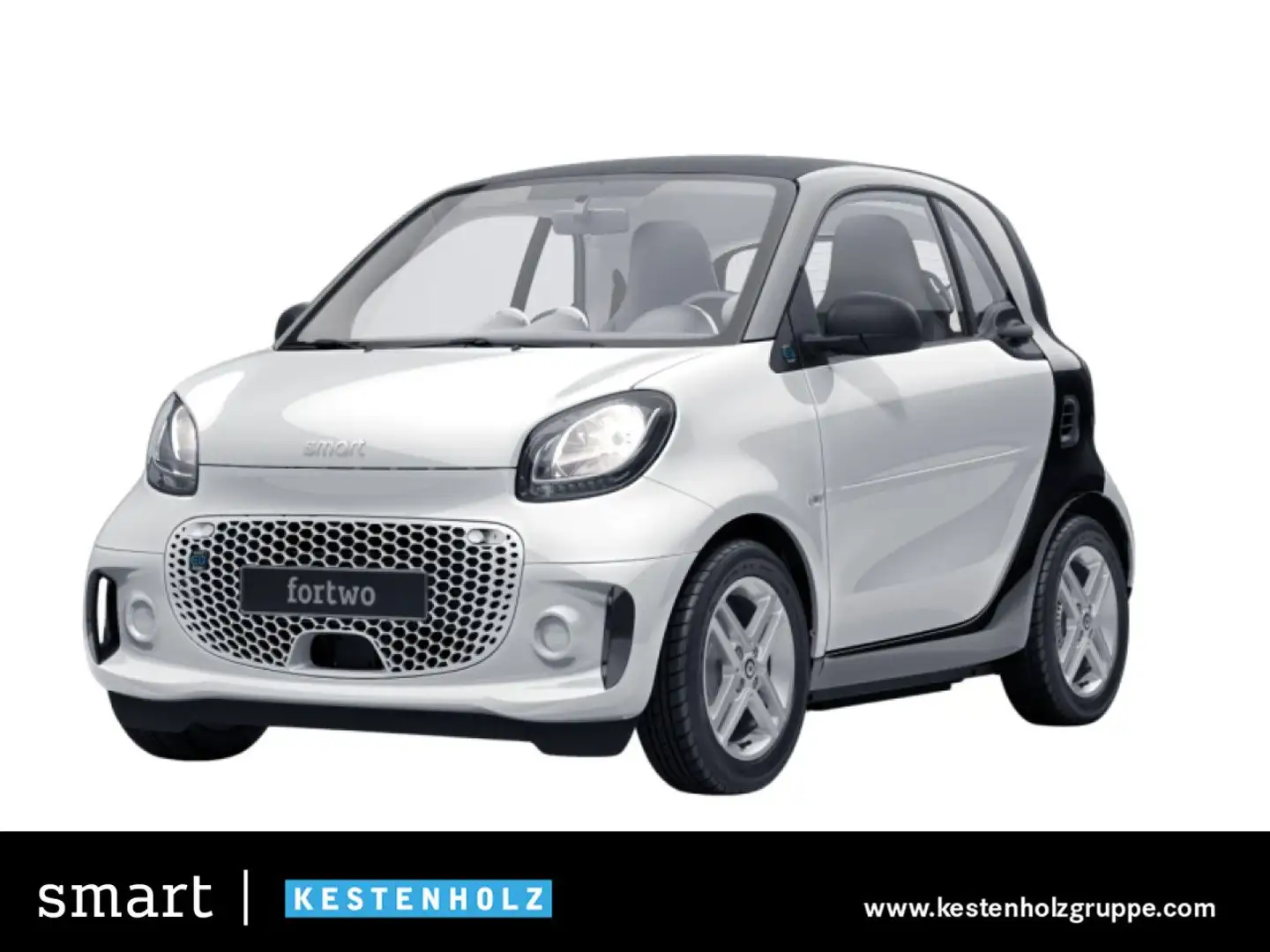 smart forTwo EQ Coupé Bluetooth Navi Klima Einparkhilfe Weiß - 1