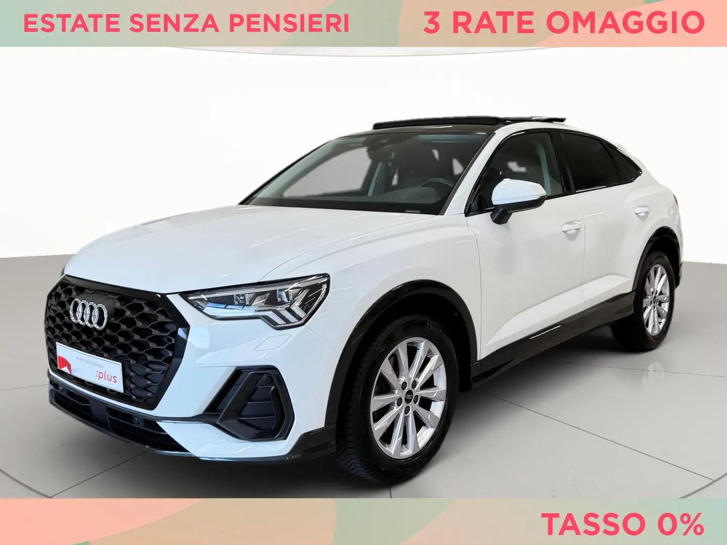 Audi Q3 sportback 40 2.0 tdi quattro 200cv s-tronic Bianco - 1