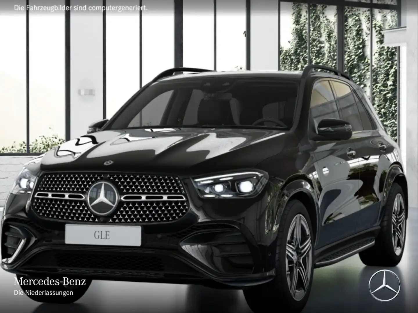 Mercedes-Benz GLE 300 d 4M AMG+NIGHT+PANO+360+AHK+MULTIBEAM+HUD Noir - 2