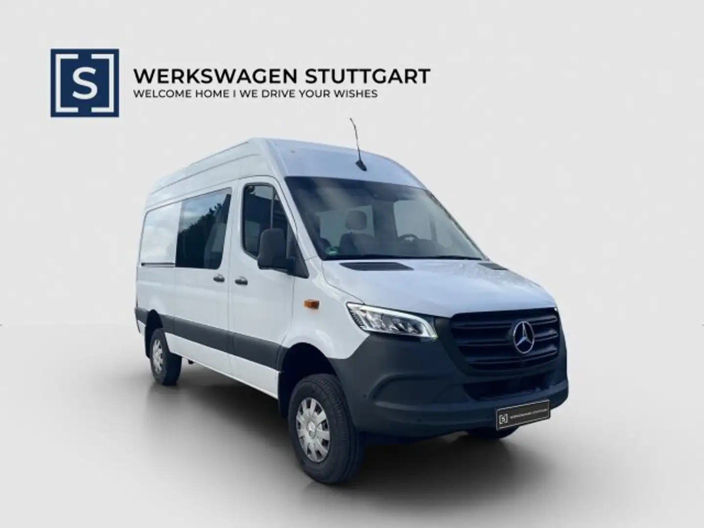 Mercedes-Benz Sprinter Sprinter 319 CDI L2H2 4x4 MIXTO LED 360° AHK Blanco - 1