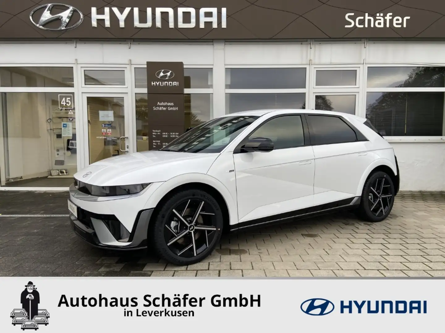 Hyundai IONIQ 5 (MY25) N LINE X 84 kWh 4WD Sitz-Paket HUD Navi dig Weiß - 1