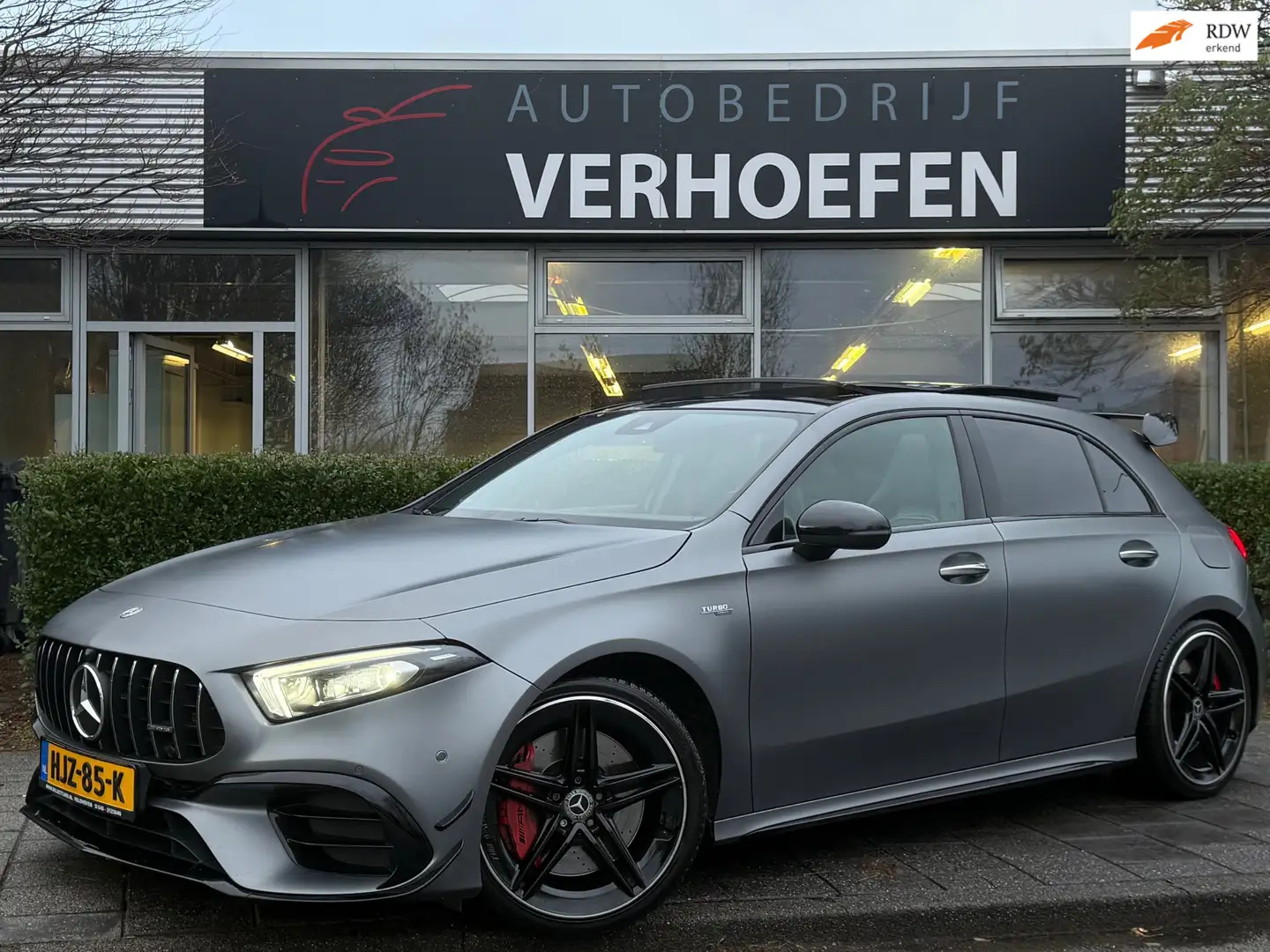 Mercedes-Benz A-klasse AMG 45S 4MATIC+ - AERO PAKKET - PANORAMAD Серый - 1