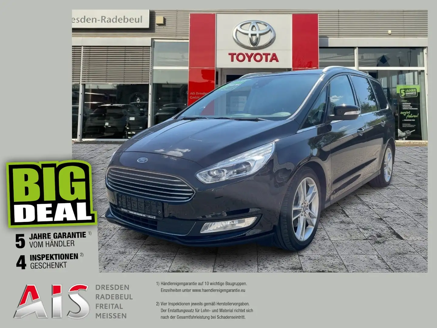 Ford Galaxy 2.0 TDI Titanium Schiebdach Navi Leder 7 sitze Schwarz - 1