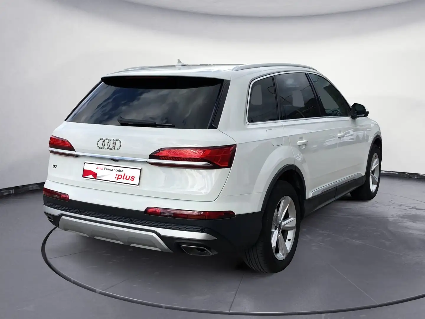 Audi Q7 2ª serie SUV 45 TDI quattro tiptronic Business Ad Bianco - 2