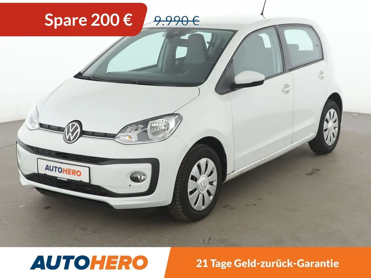 Volkswagen up! 1.0*PDC*CAM*SHZ*TEMPO*KLIMA*GARANTIE*1.HAND* Blanc - 1
