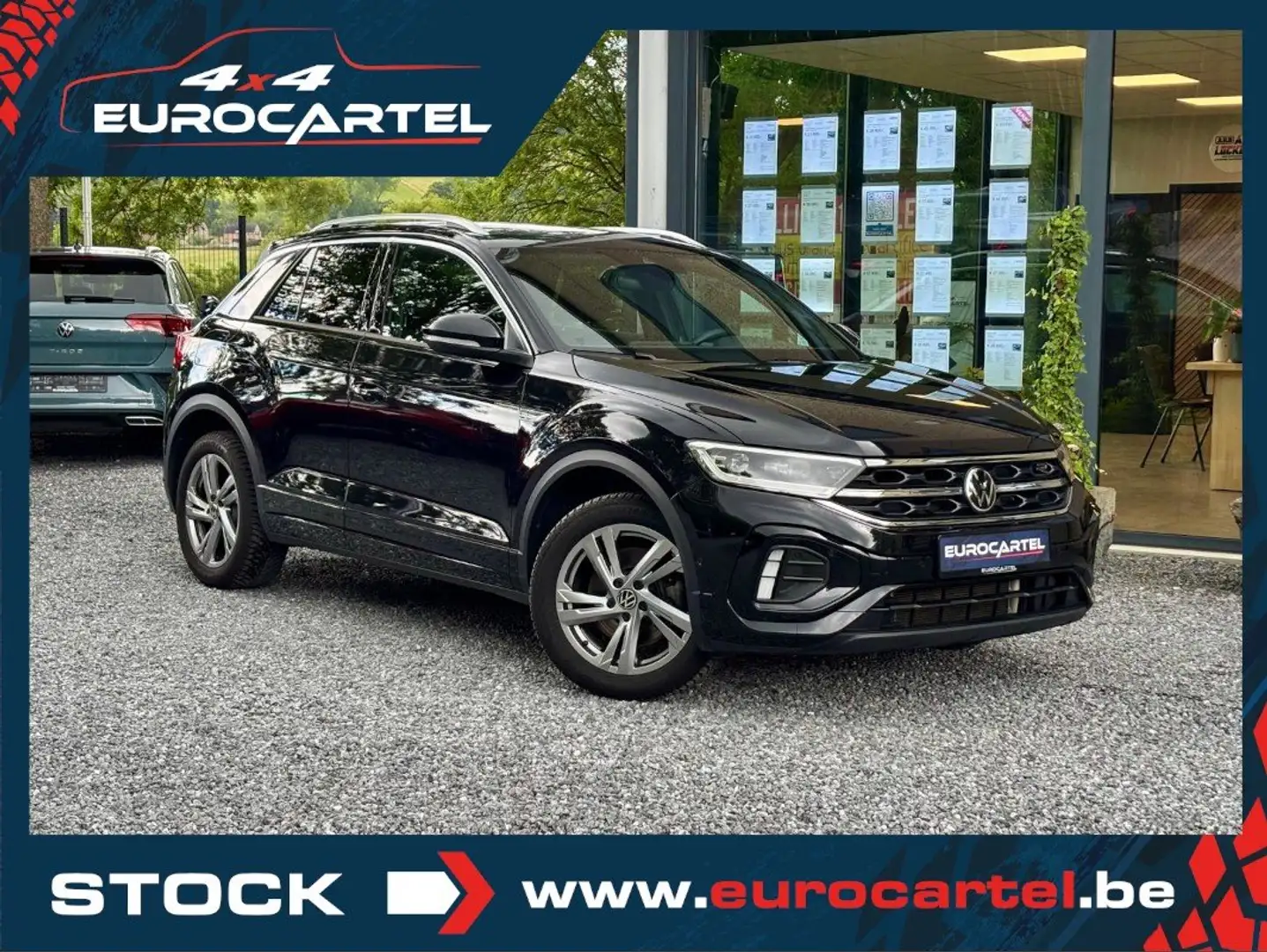 Volkswagen T-Roc 2.0 150 CV | AUTO | R-LINE | ATTACHE | 32.990 € Zwart - 1