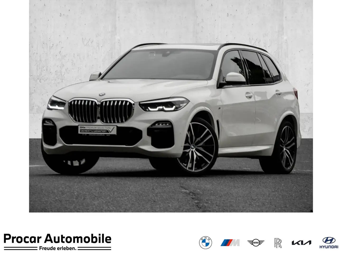 BMW X5 xDrive30d M SPORT+AHK+PANO+HuD+DA+PA+HiFi Blanc - 1