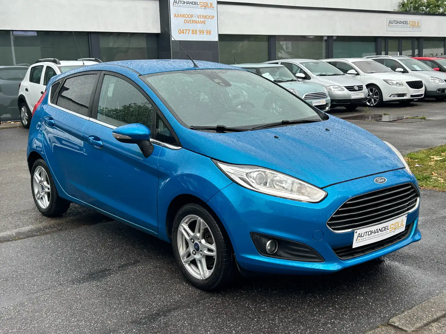 Ford Fiesta 1.0i, 3/2015, 114.515km, Keuring + 12m Garantie Bleu - 2