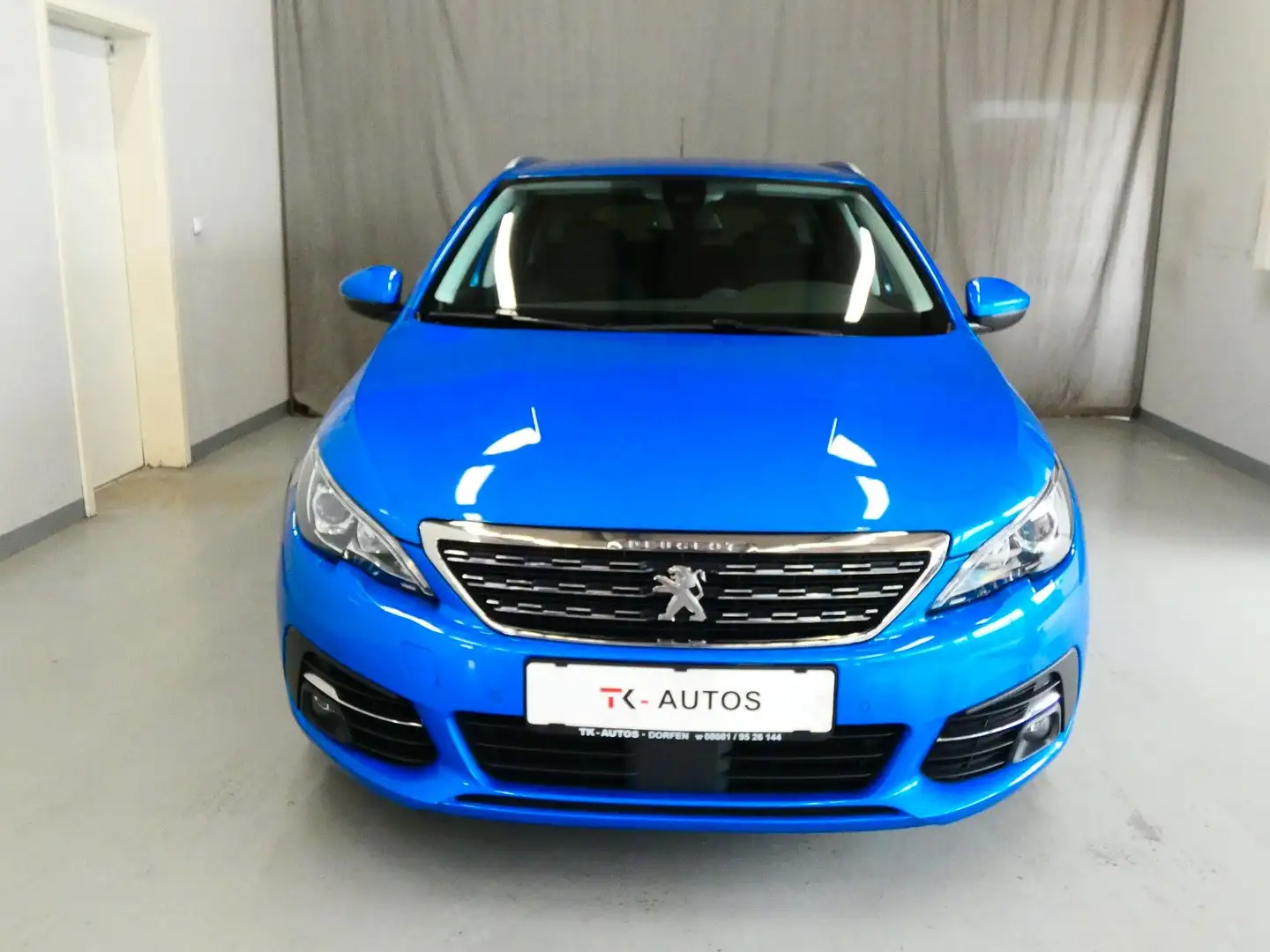 Peugeot 308 SW Allure-Pack,1.Hand,Navi,ACC,SHZ,S-Heft Blau - 2