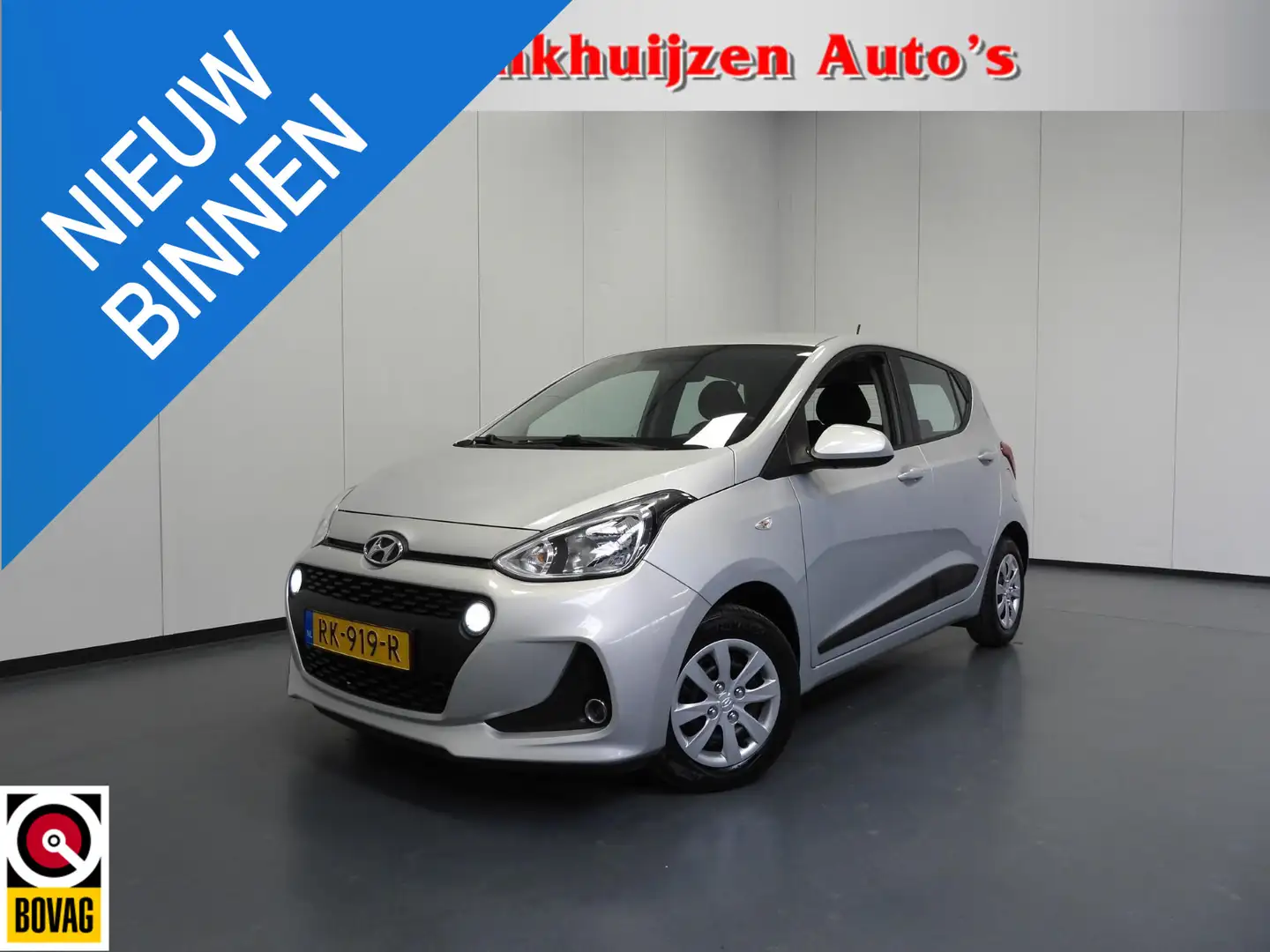 Hyundai i10 1.0i Comfort NAVI/AIRCO/BLUETOOTH! Gris - 1