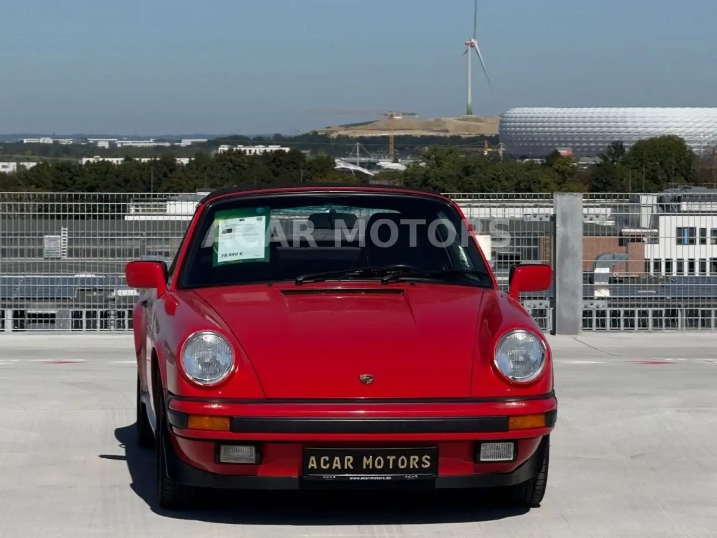 Porsche 911 Carrera 3.2 Targa Cabrio Unfallfrei Rot - 2