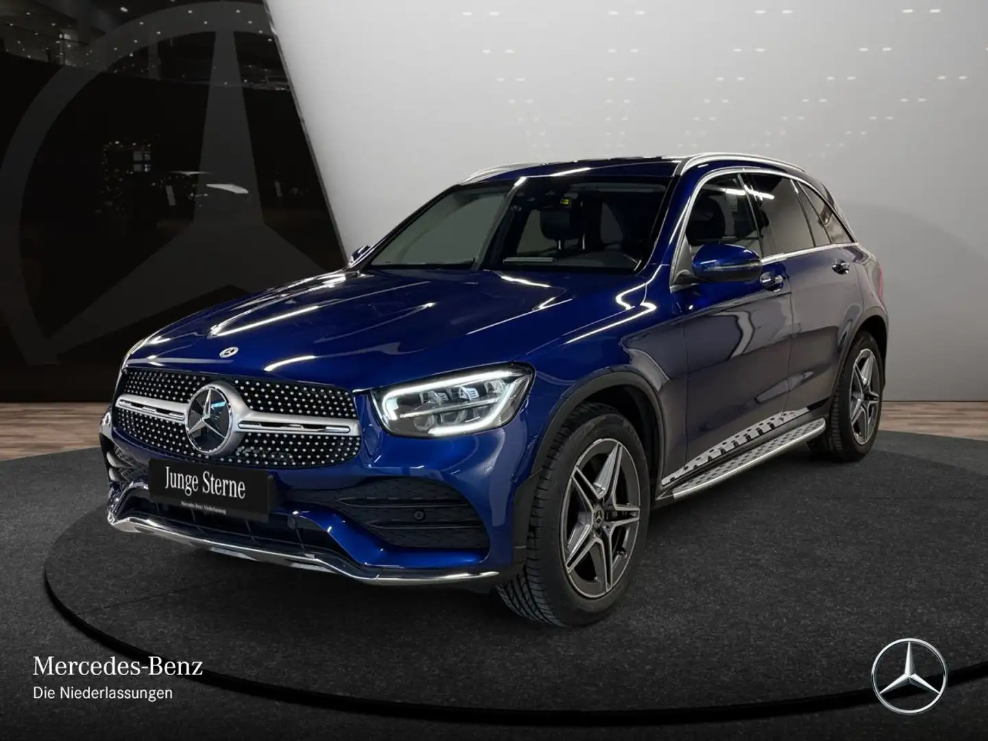 Mercedes-Benz GLC 220 d 4M AMG+LED+KAMERA+HUD+SPUR+TOTW+KEYLESS Blau - 2