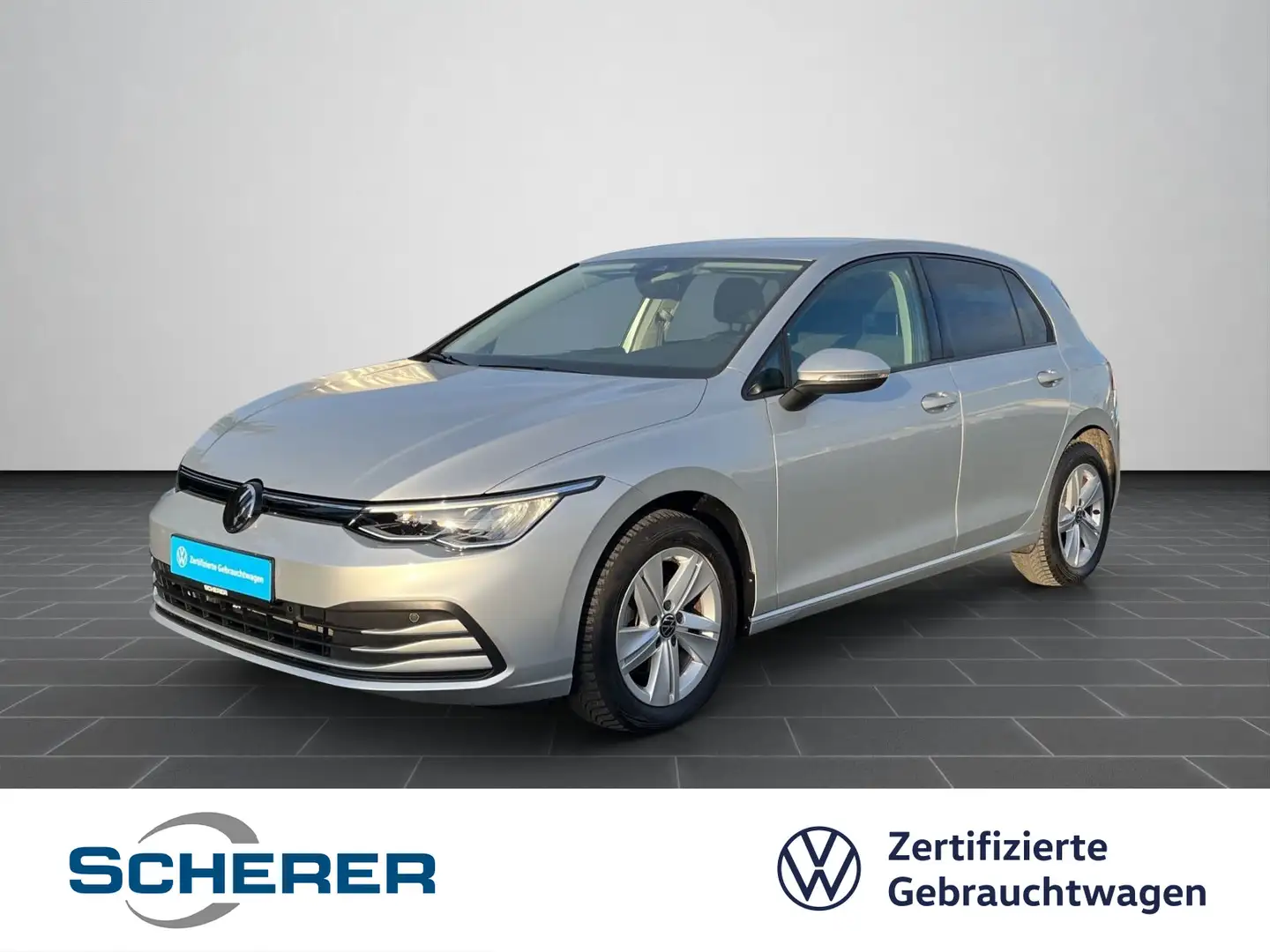 Volkswagen Golf VIII 2.0 TDI *Life* DSG R-Kamera SHZ VK-Erk Silber - 1