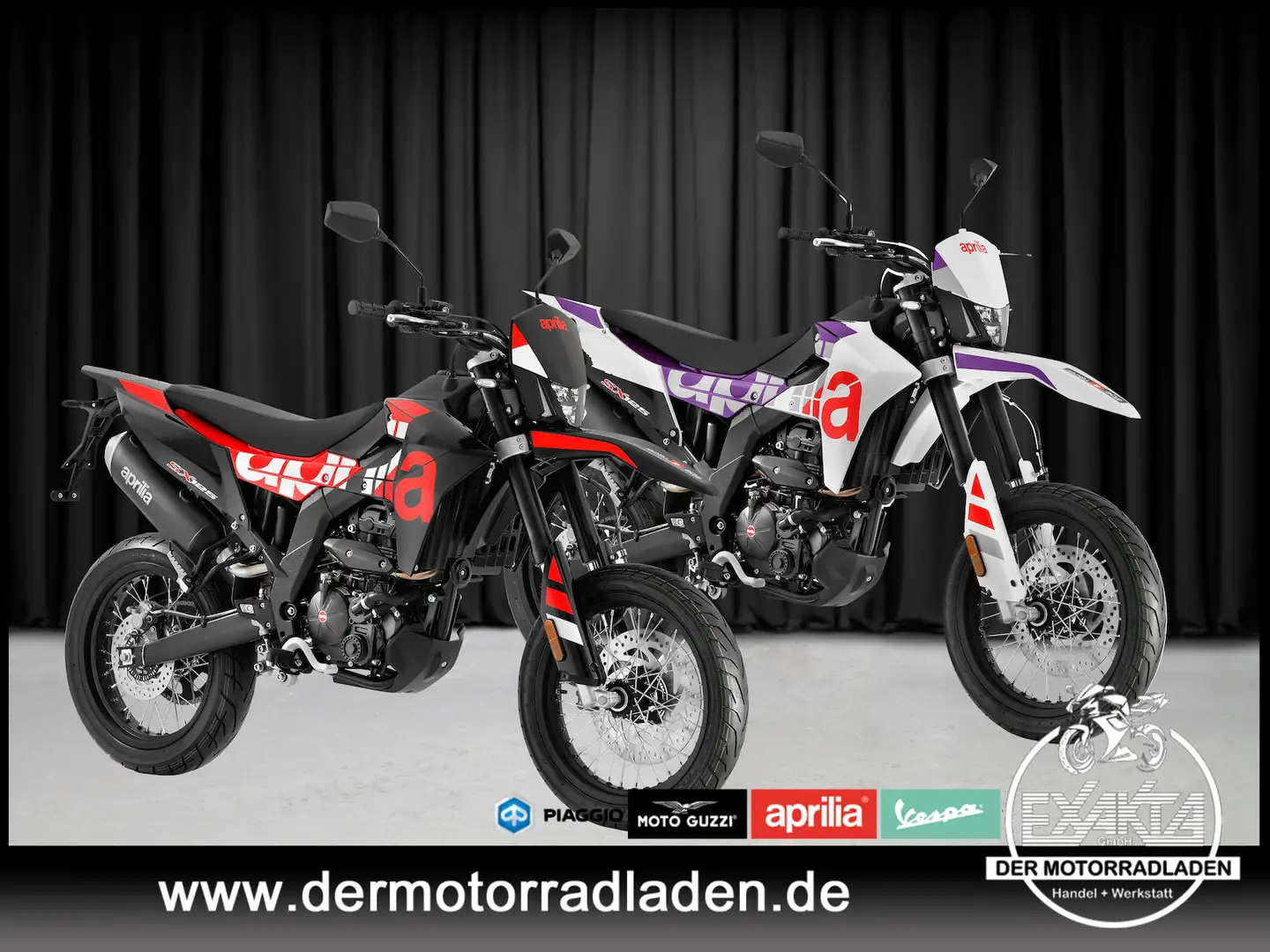 Aprilia SX 125 SX 125 E5+ // 2x Farben // Czarny - 1