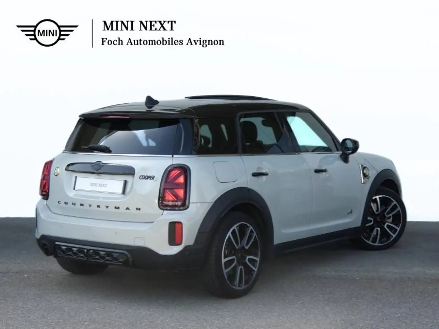 MINI Countryman C Cooper SE  125ch + 95ch JCW ALL4 BVA6 Weiß - 2