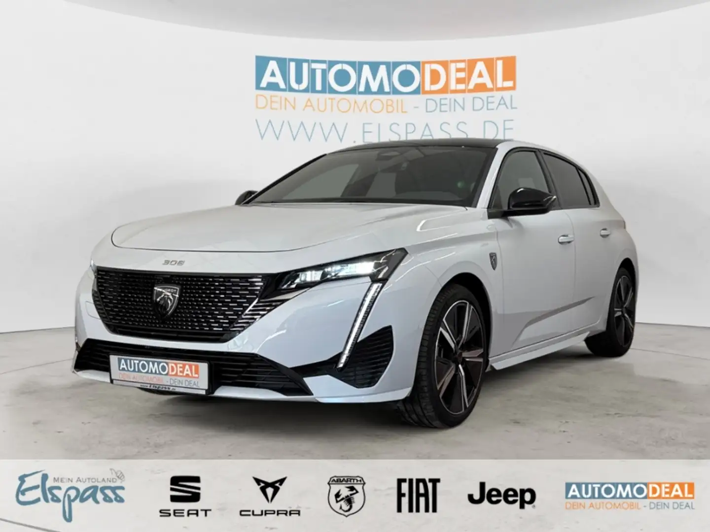 Peugeot 308 PureTech GT AUTOMATIK NAV LED PANODACH DIG-DISPLAY Wit - 1