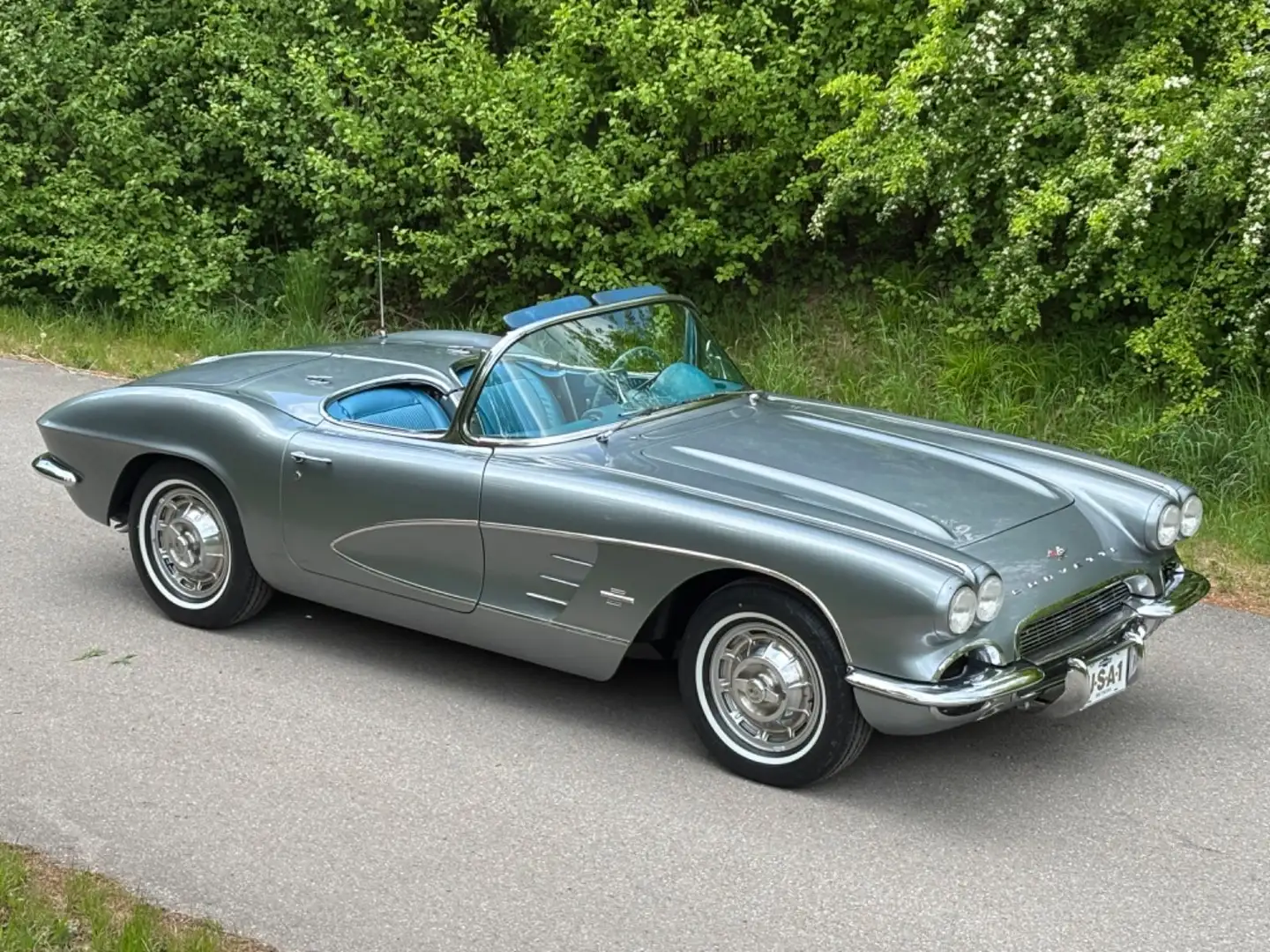 Corvette C1 orig.37tmls!2.Hd!dt.Zul;seit 1975 stillgelegt Silber - 2
