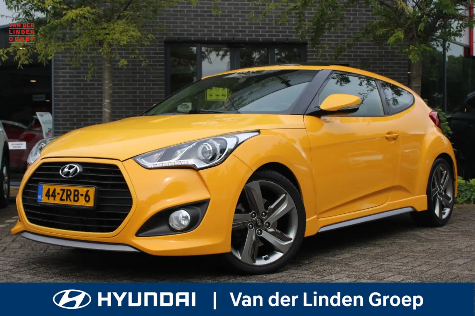 Hyundai VELOSTER 1.6 T-GDI Turbo 187PK! Limited Edition "RIJKLAARPR Galben - 1