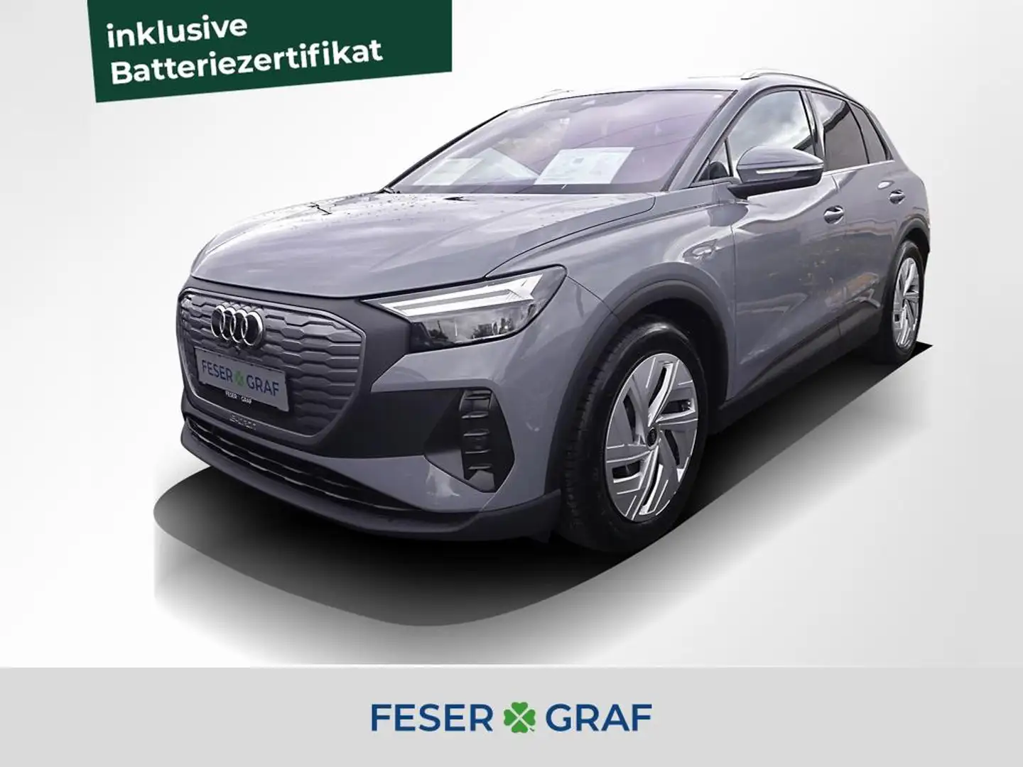 Audi Q4 e-tron 40 ACC LED Leder Navi RüKa Sitzh. PDC Grau - 1