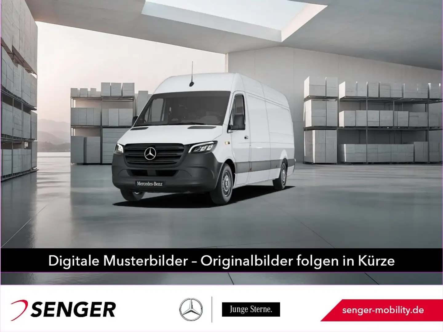 Mercedes-Benz Sprinter 317 CDI KA L3H2 LED Kamera Navi DAB 9G Weiß - 1