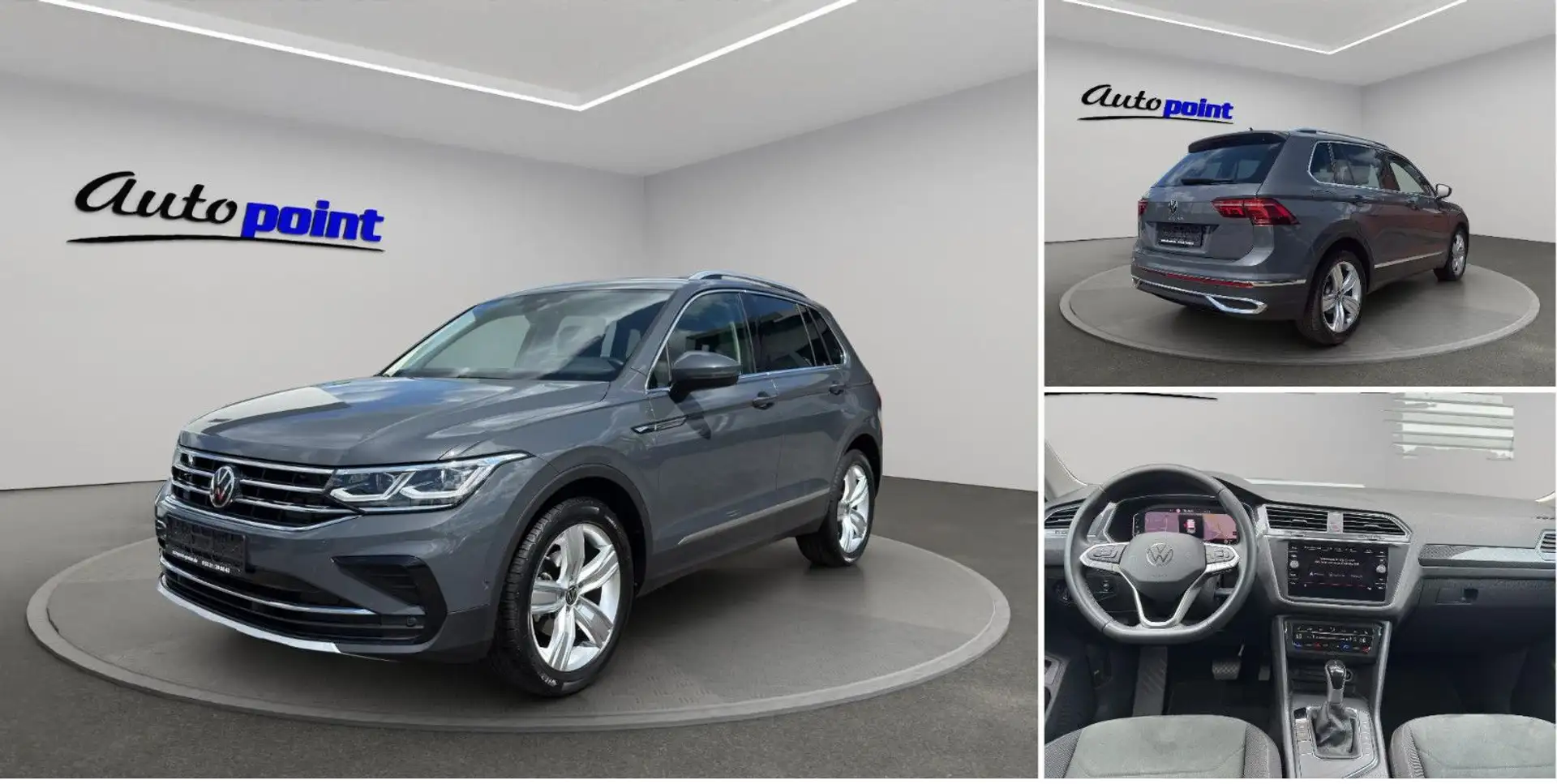 Volkswagen Tiguan 1.5 TSI Elegance MATRIX VIRUAL AHK Gris - 1