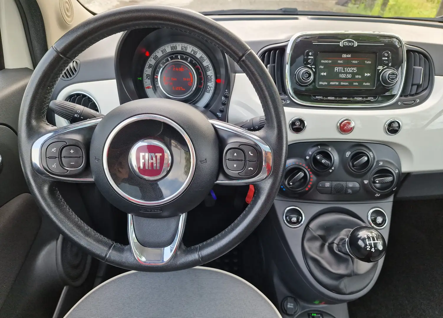 Fiat 500 1.2 Lounge GPL 69cv - neopatentati Blanc - 2