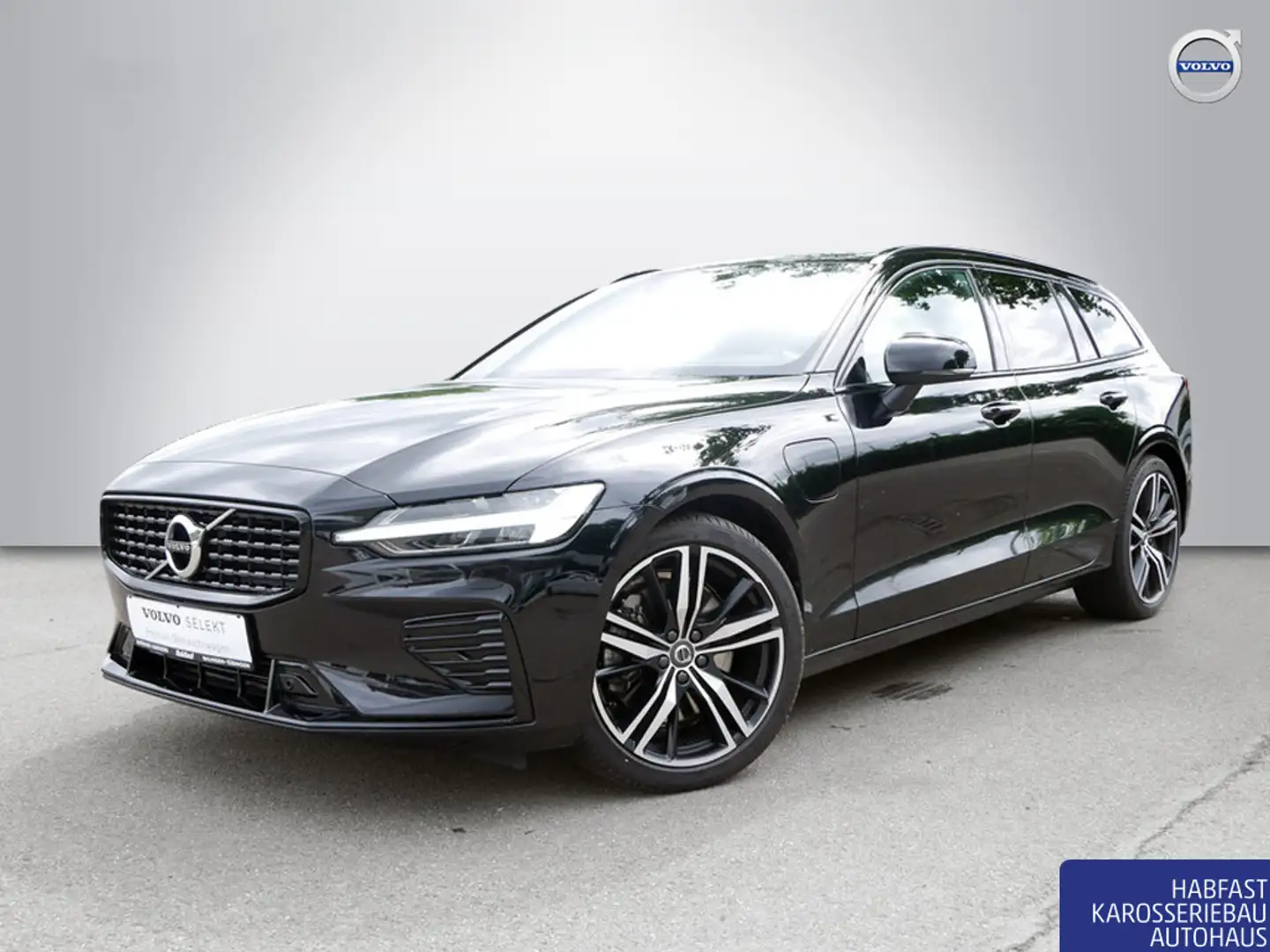 Volvo V60 T8 AWD Twin Engine R-Design H/K NAVI LED Schwarz - 1