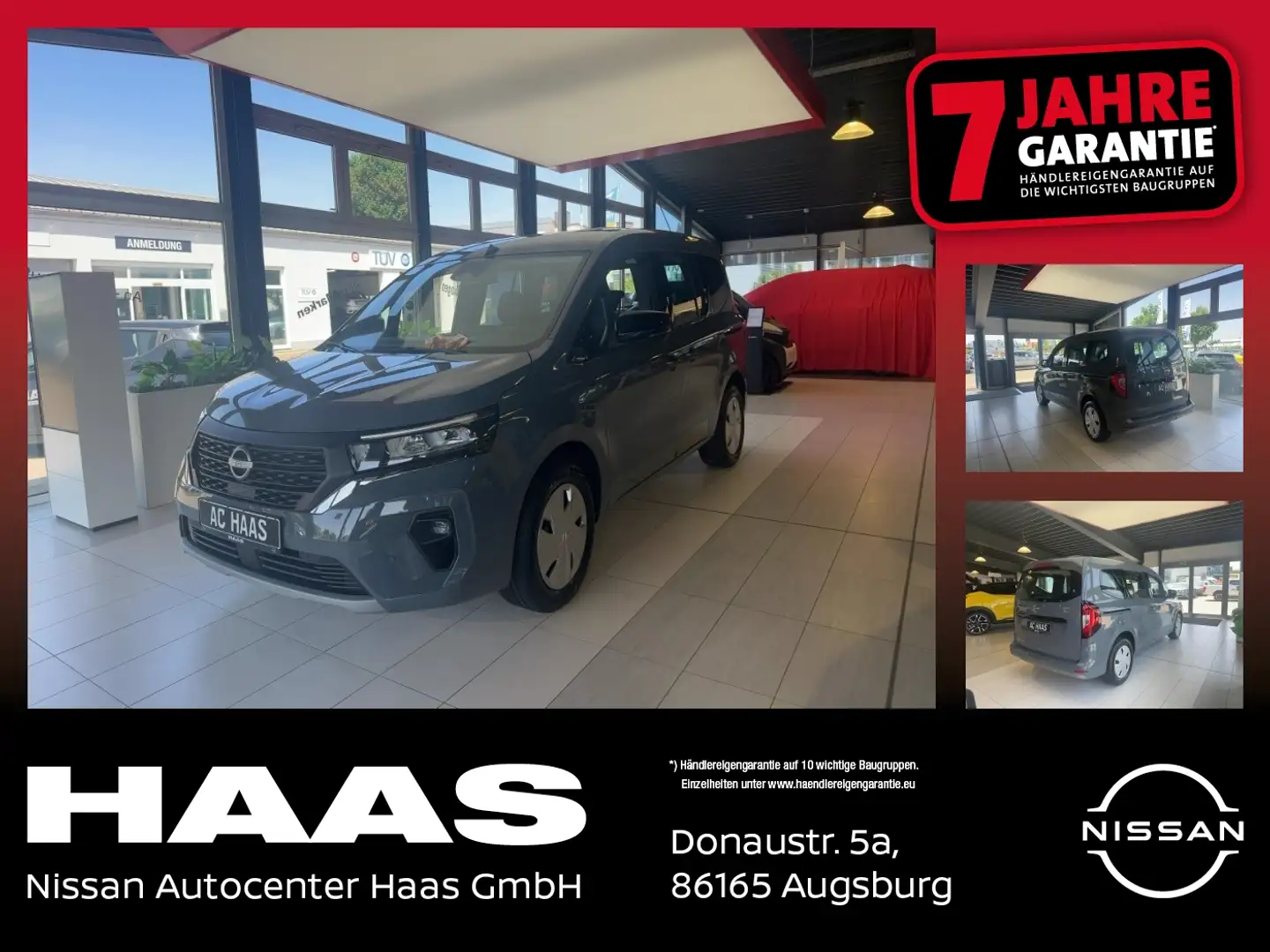 Nissan Townstar Kombi DIG-T 130 L1 N-Connecta SpurW Grau - 1