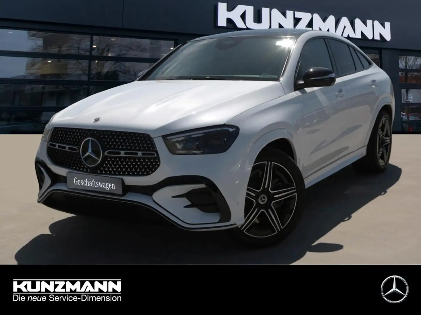 Mercedes-Benz GLE 450 d 4MATIC Coupé AMG Night Panorama AHK Weiß - 1
