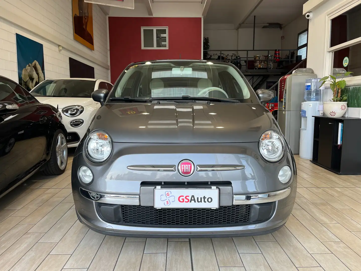 Fiat 500 500 III 1.2 Lounge 69cv E6 Grijs - 2