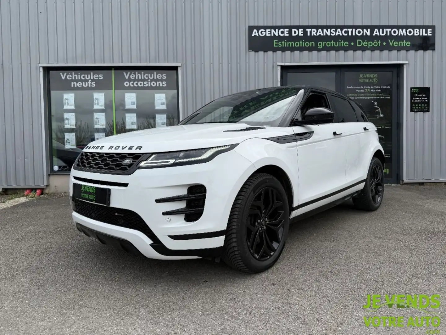 Land Rover Range Rover Evoque P200 FlexFuel 200 CH MHEV Black Edition 4WD BVA9 Blanc - 1