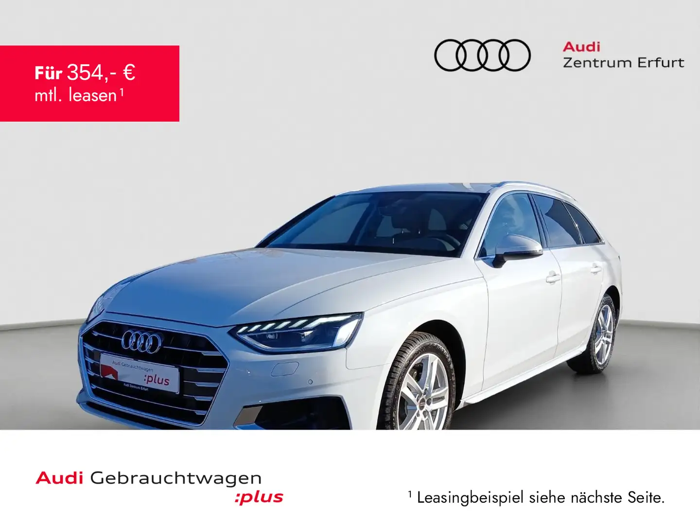 Audi A4 35 TDI S-tronic advanced Leder LED ACC Weiß - 1