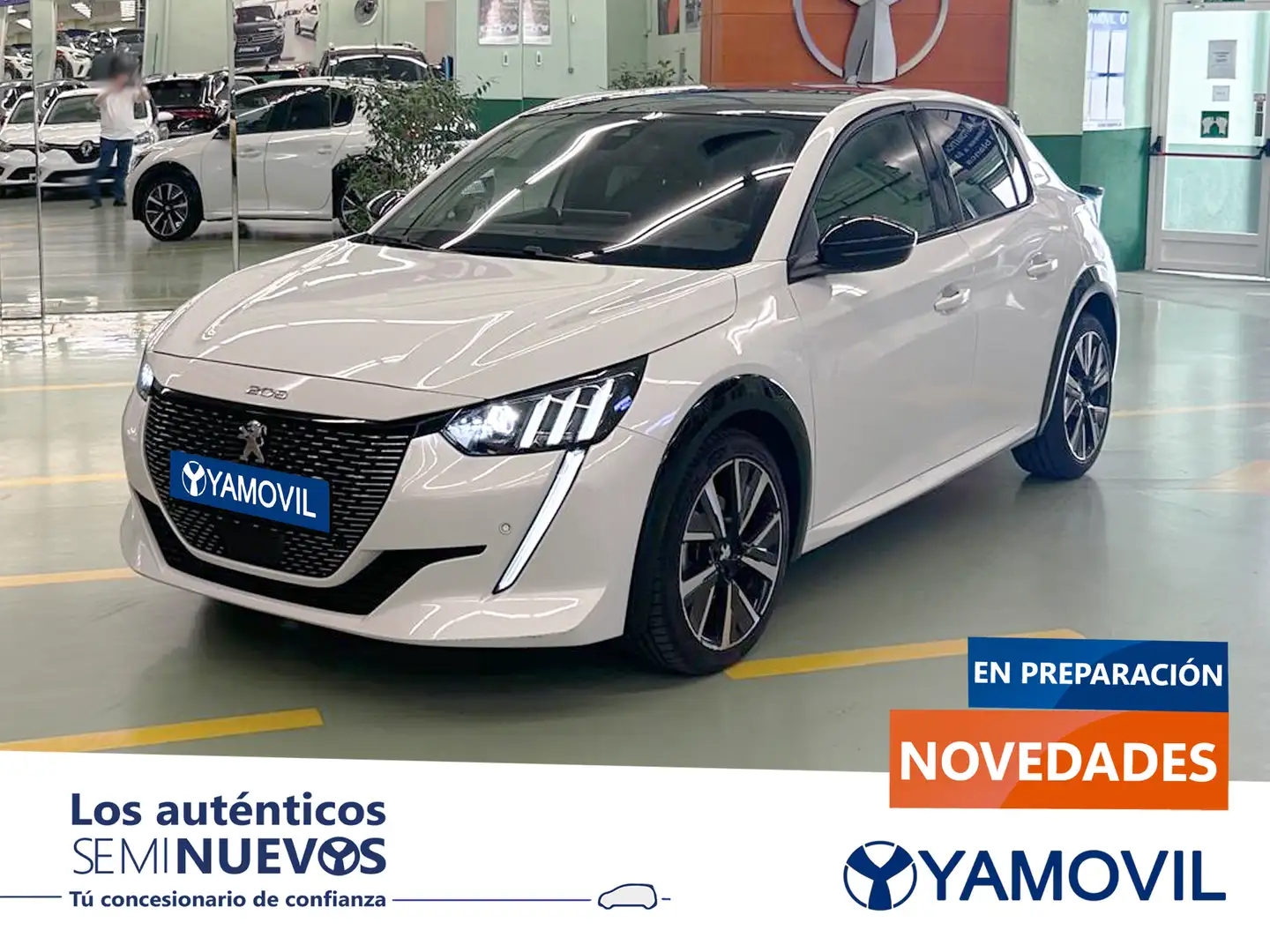 Peugeot 208 1.2 Puretech S&S GT EAT8 100 Blanc - 1