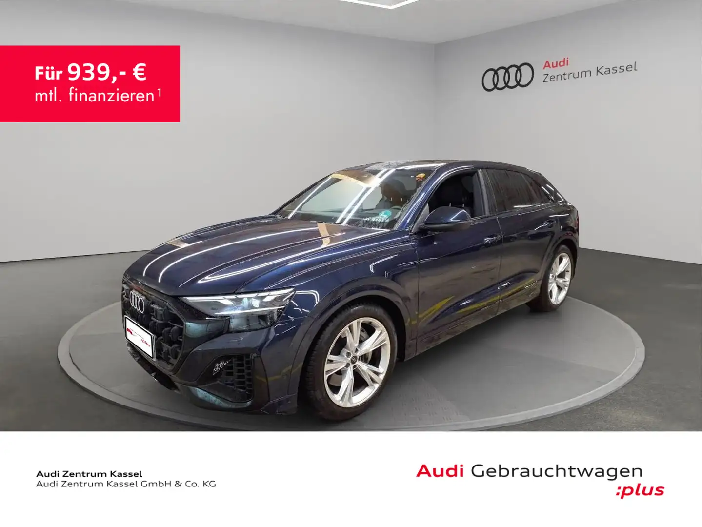 Audi Q8 55 TFSI e quattro S line Pano HuD 360° AHK Blau - 1